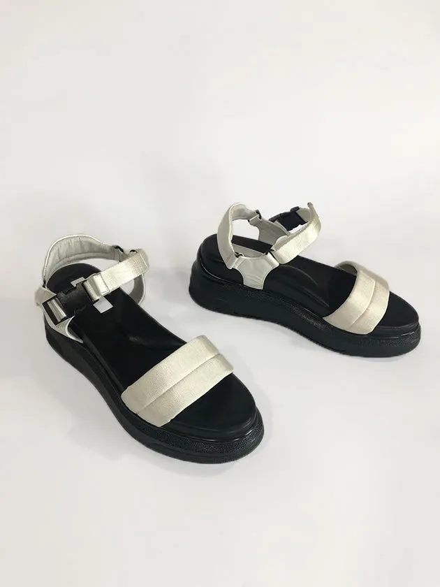 buckle velcro sandal sold by Suzanne Rae product image thumbnail 2