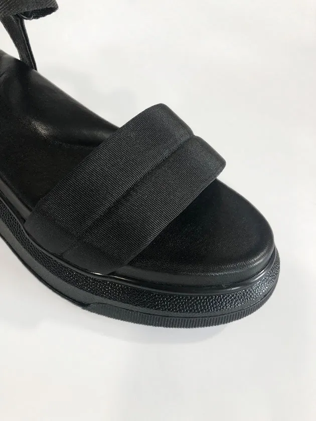 buckle velcro sandal sold by Suzanne Rae product image thumbnail 3