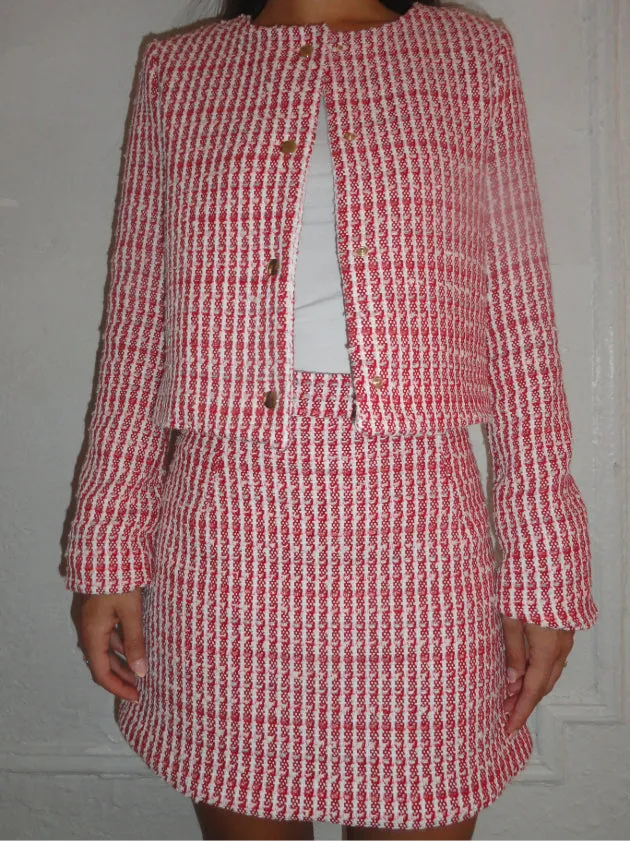 cropped snap jacket sold by Suzanne Rae product image thumbnail 3