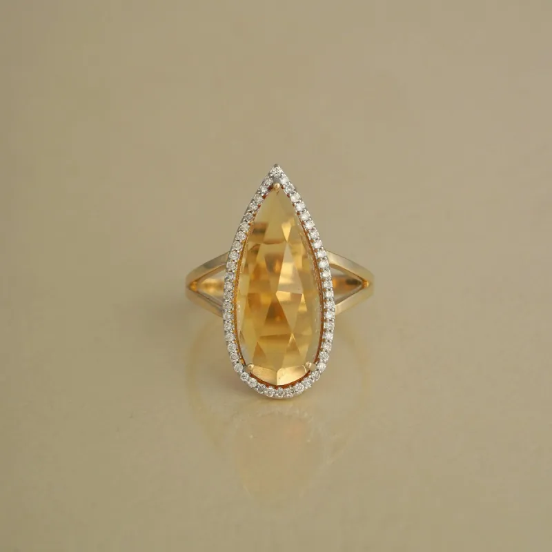 Venus Citrine Ring sold by Vibe With Moi
