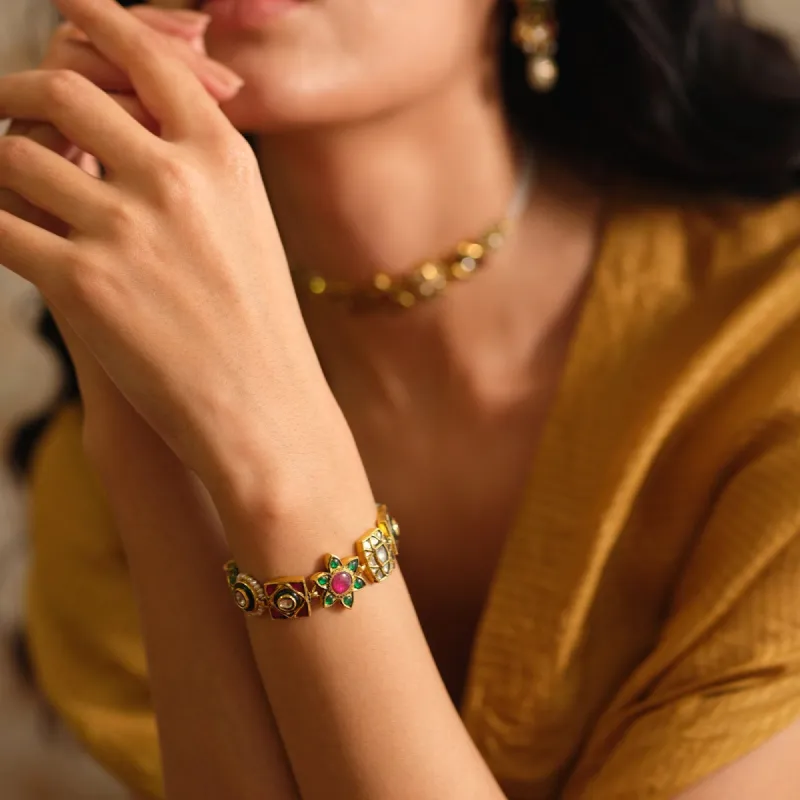 Tanjore Bracelet sold by Vibe With Moi