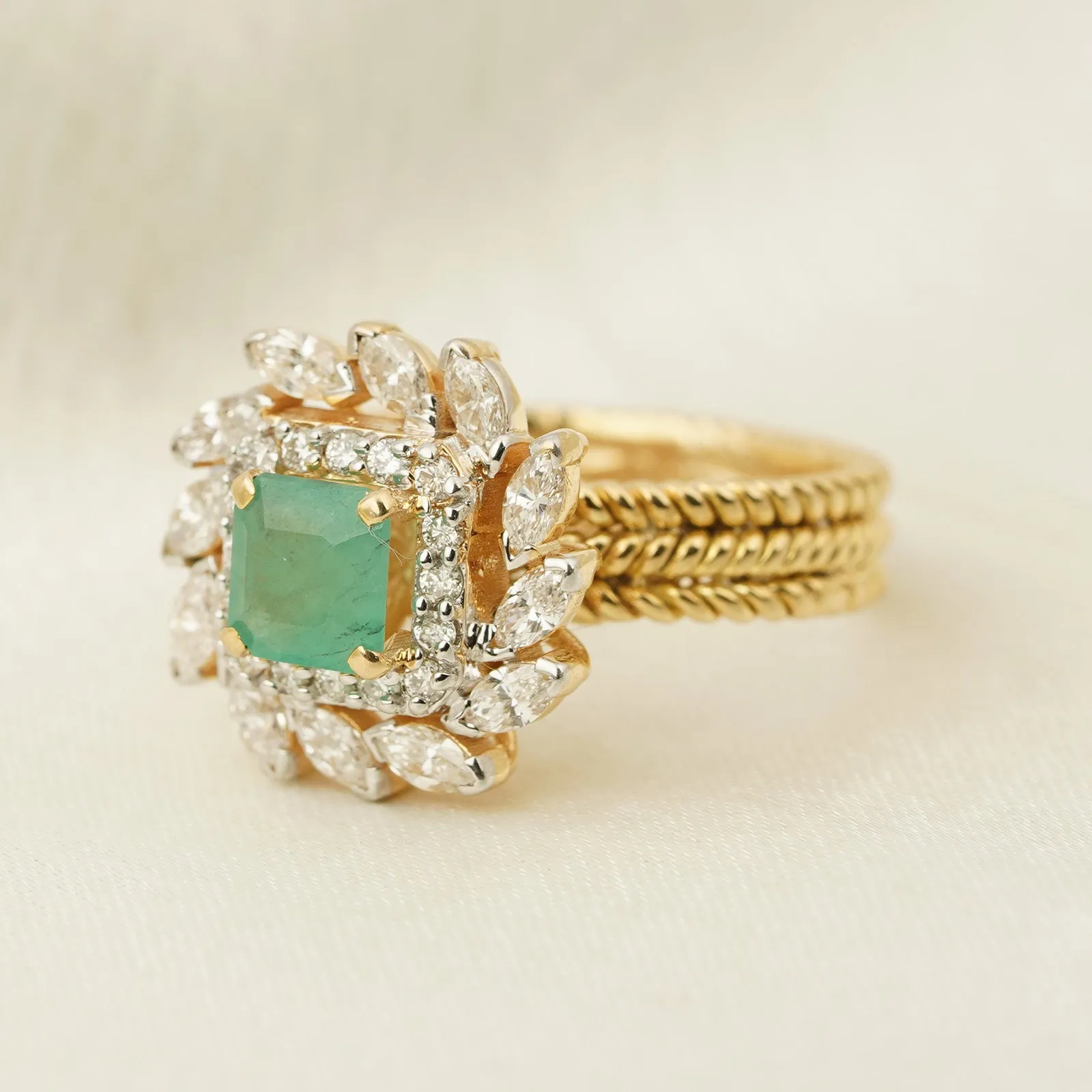 Eden Emerald Ring sold by Vibe With Moi