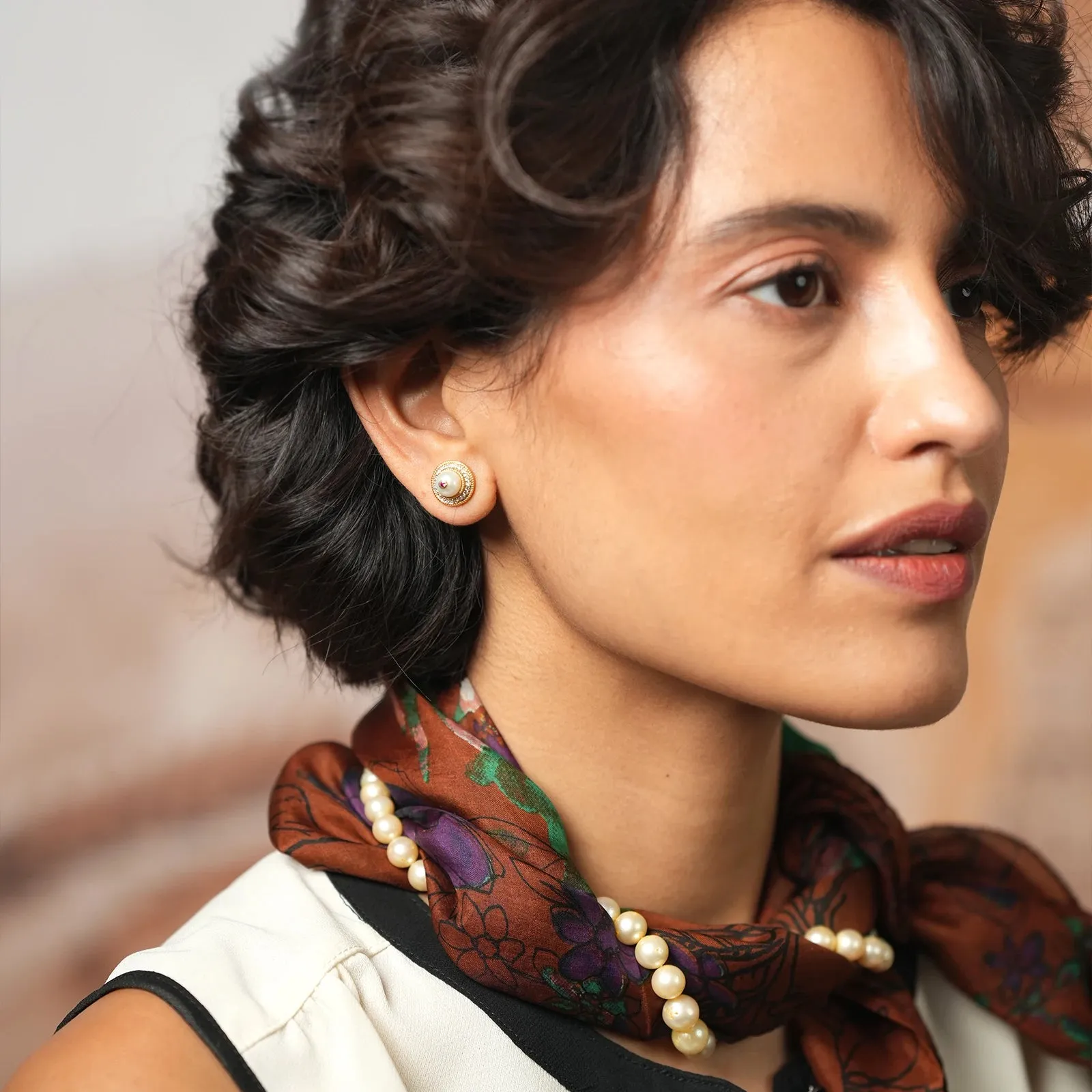 Diane Ear Studs sold by Vibe With Moi product image thumbnail 3