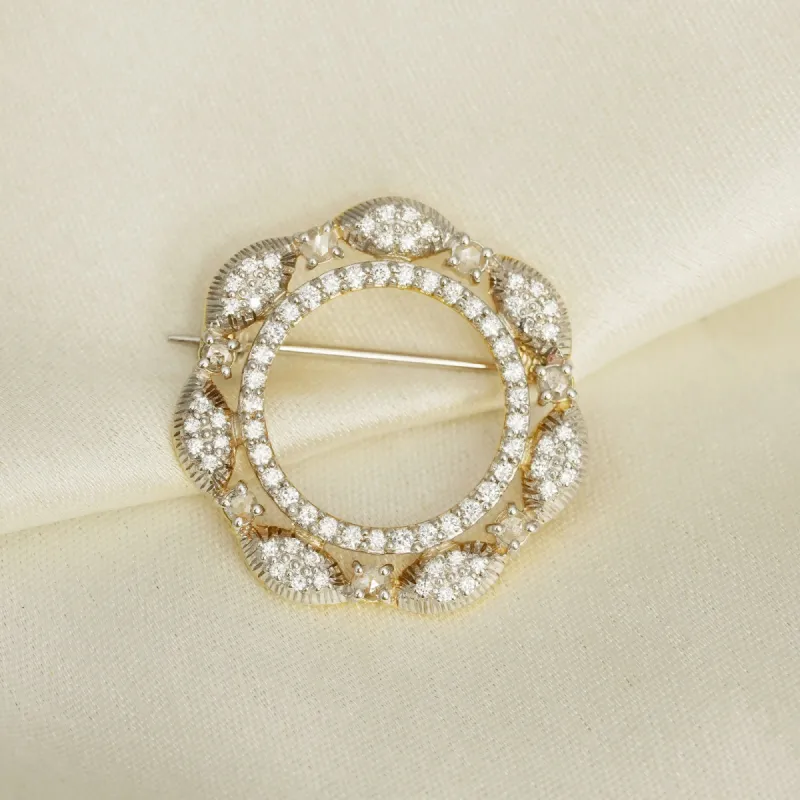 Taj Halo Brooch sold by Vibe With Moi