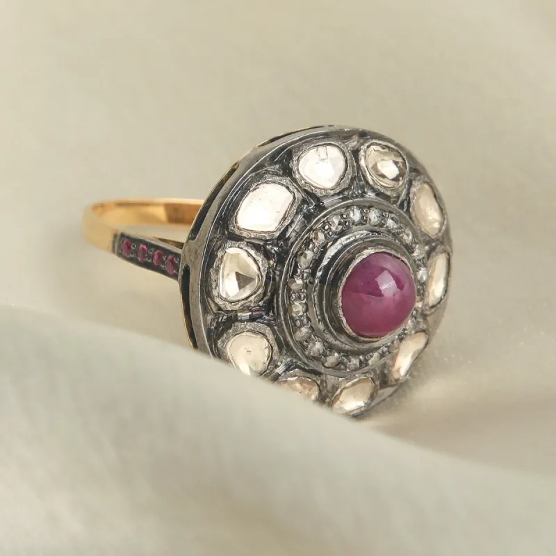 Jaipur Ruby Ring sold by Vibe With Moi