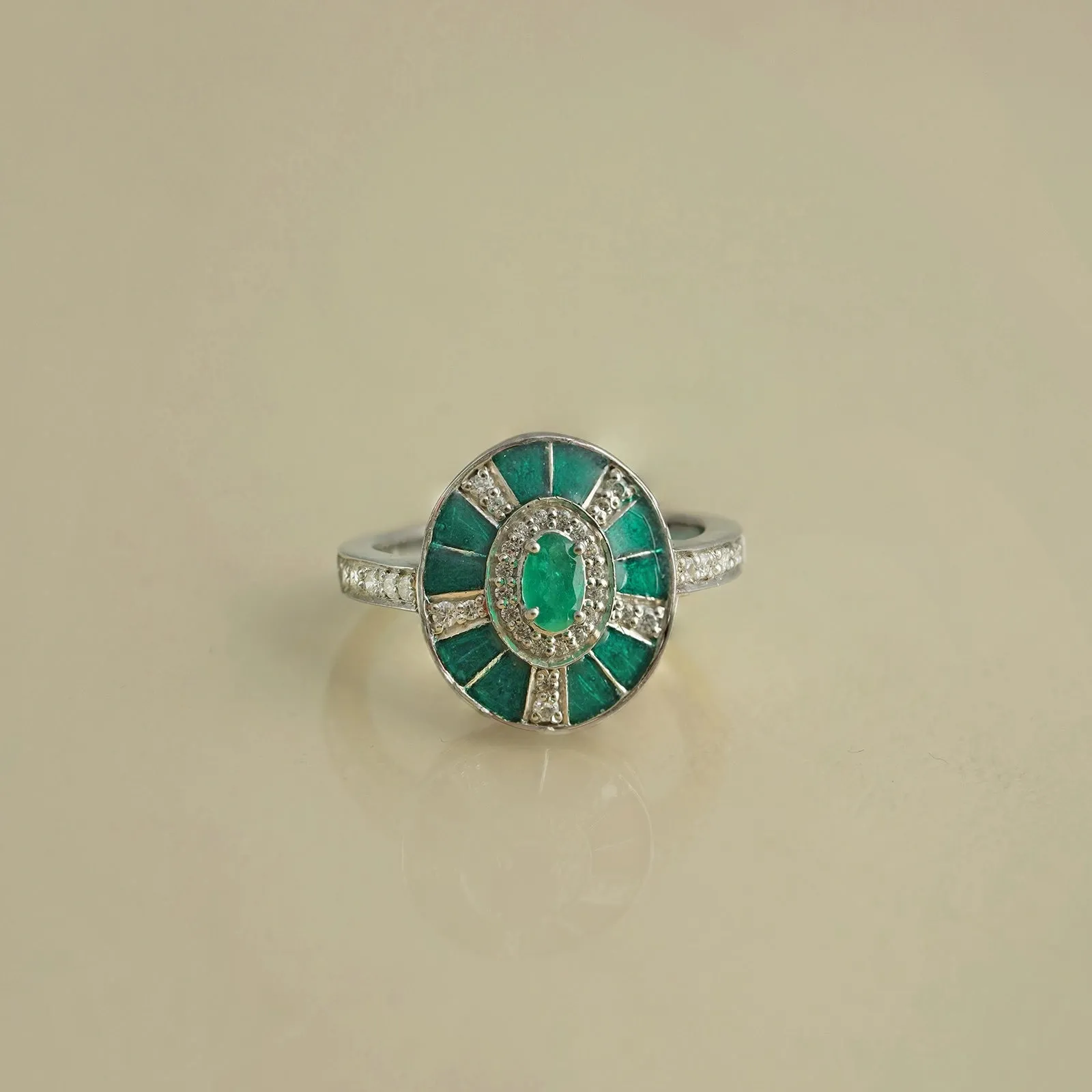 Alex Emerald Ring sold by Vibe With Moi