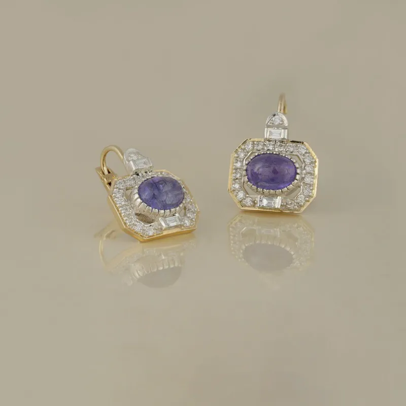Tanzanite Earrings sold by Vibe With Moi