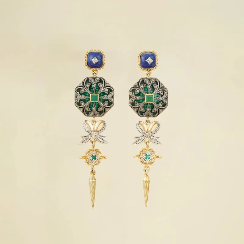 Emir Chandelier Earrings sold by Vibe With Moi