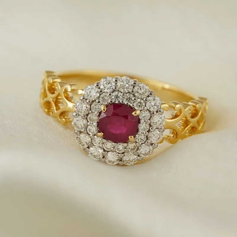 Carmen Ruby Ring sold by Vibe With Moi