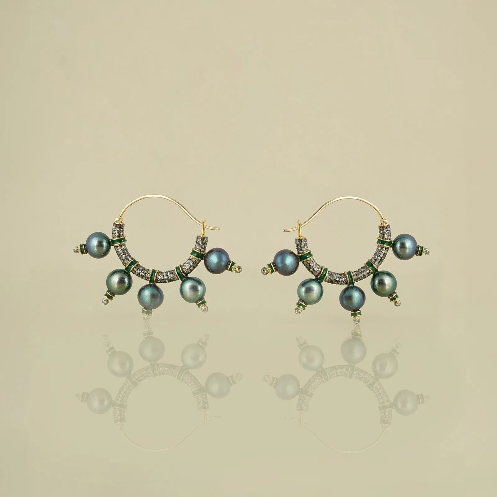 Jennie Ash Hoop Earrings sold by Vibe With Moi product image thumbnail 4