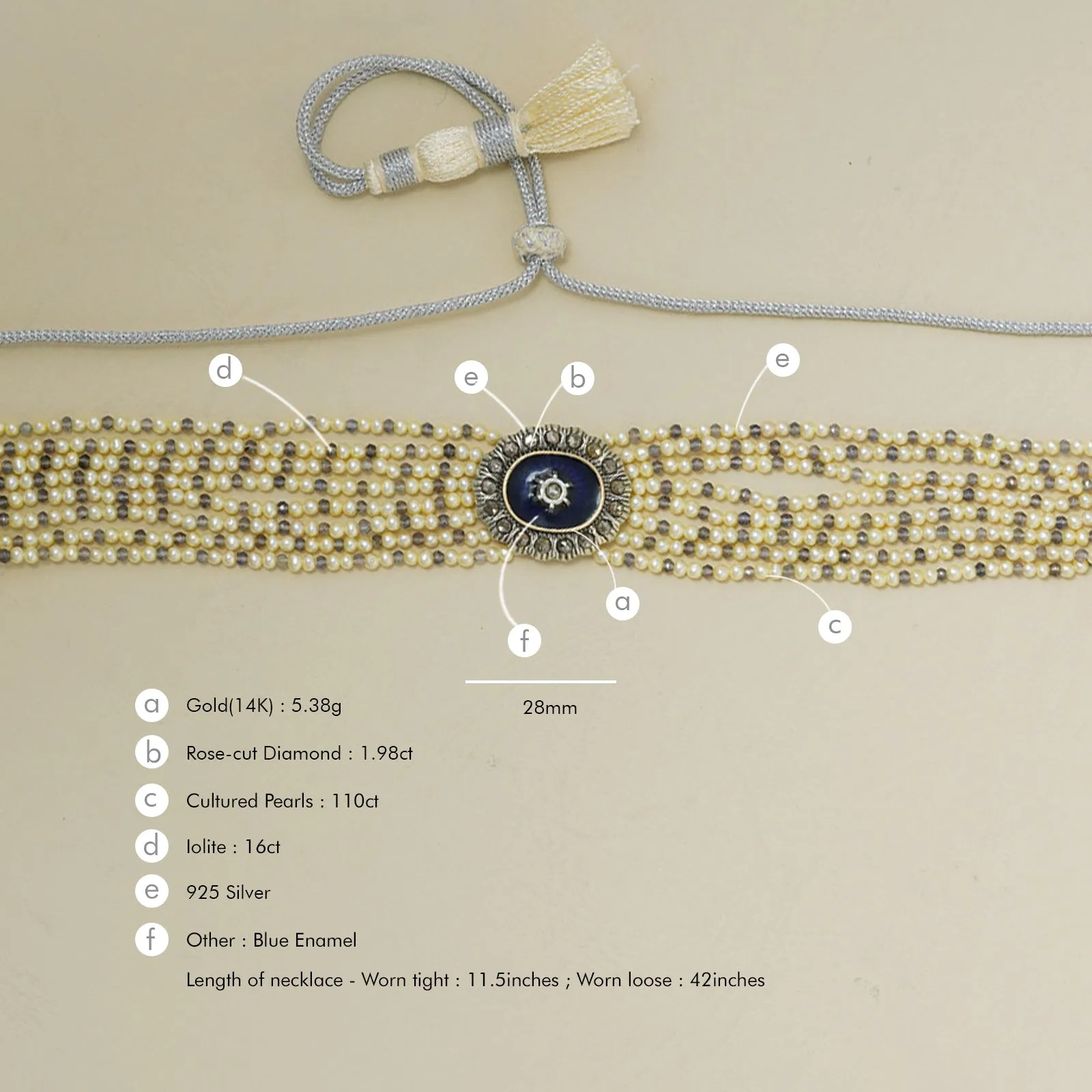 Gina Choker Necklace sold by Vibe With Moi product image thumbnail 4