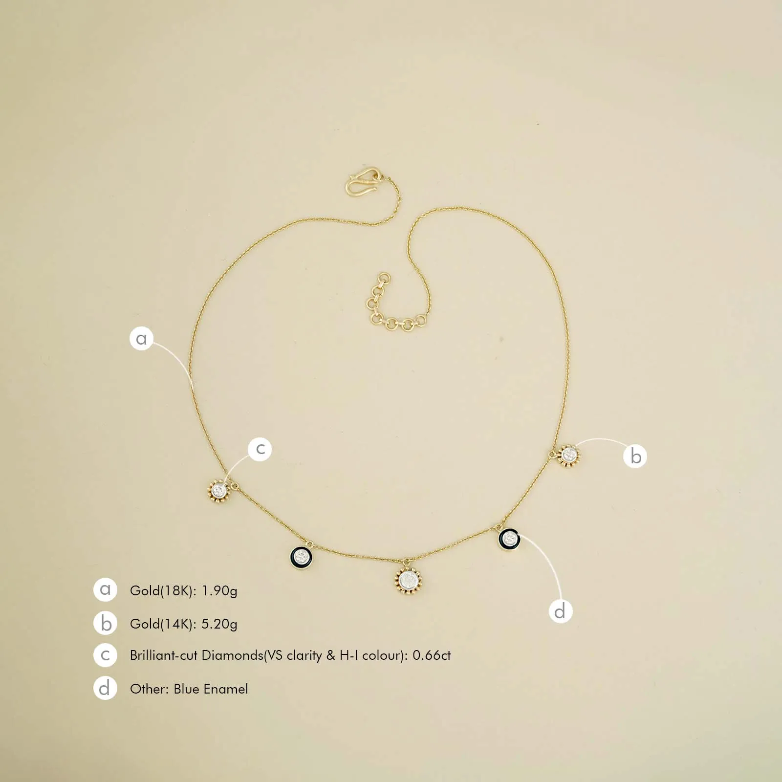 Diana Necklace sold by Vibe With Moi product image thumbnail 3