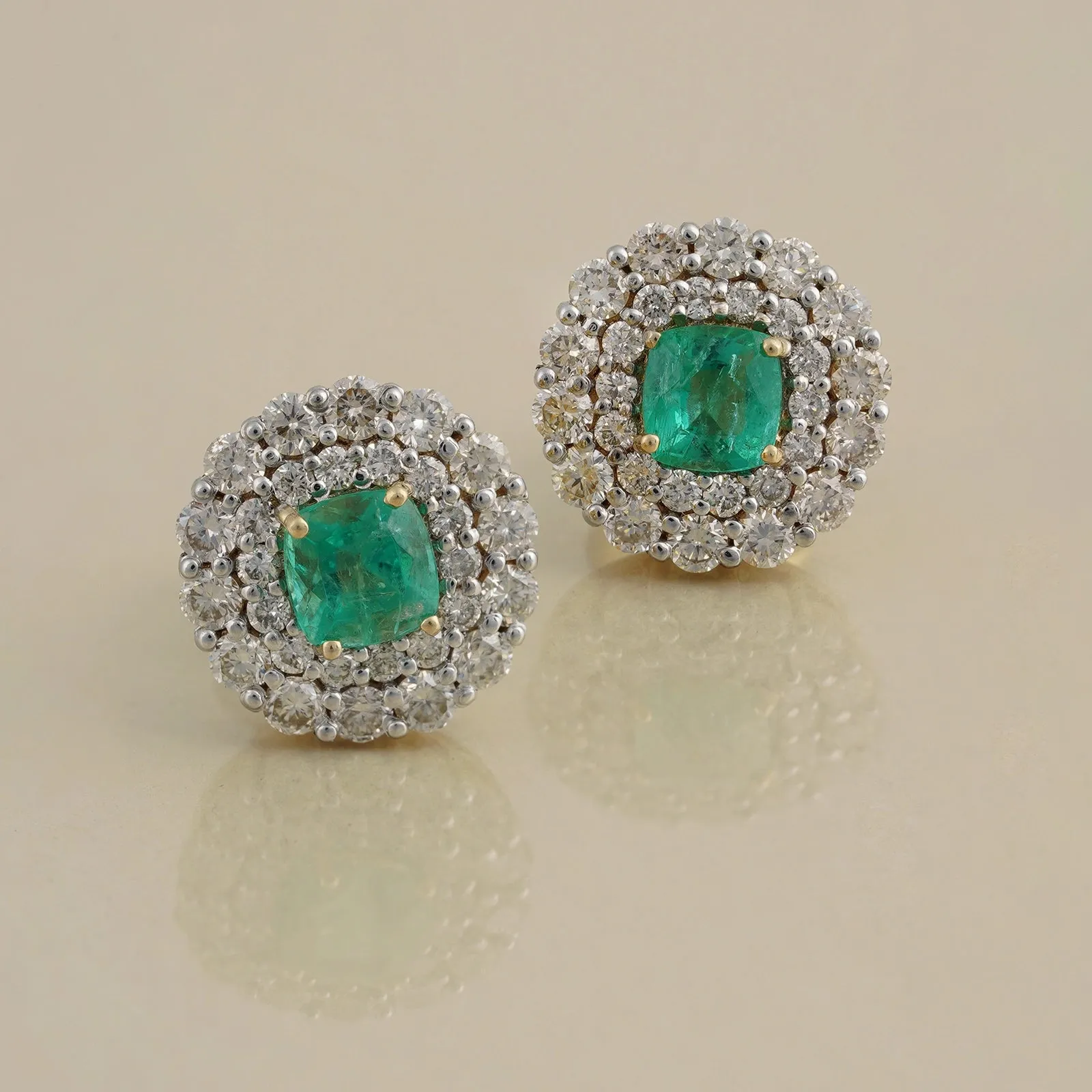 Carmen Emerald Ear Studs sold by Vibe With Moi