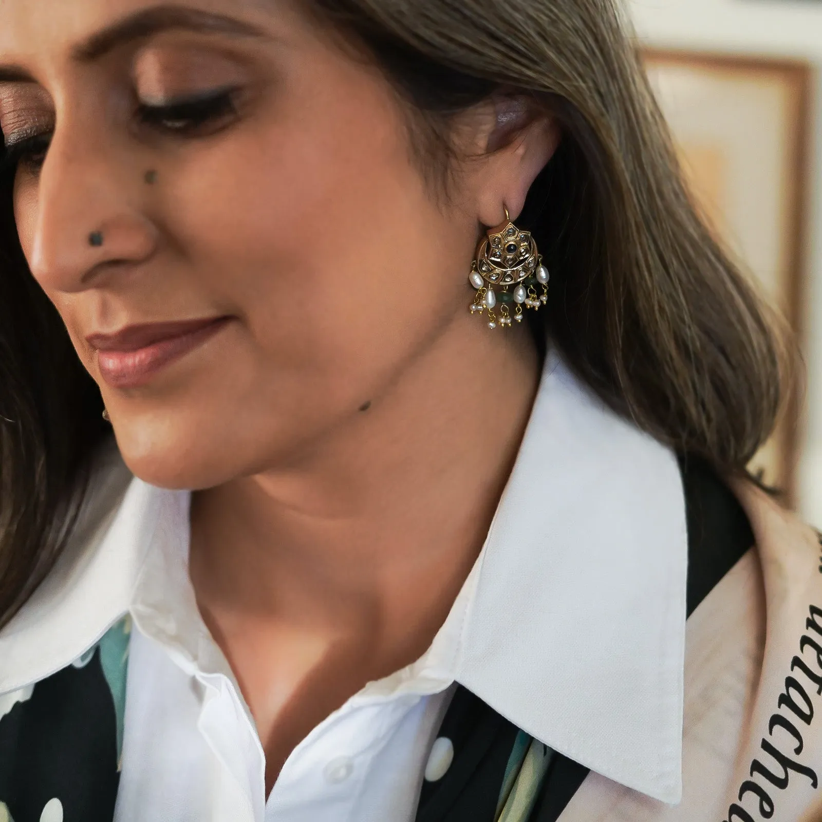 Malika Earrings sold by Vibe With Moi product image thumbnail 3