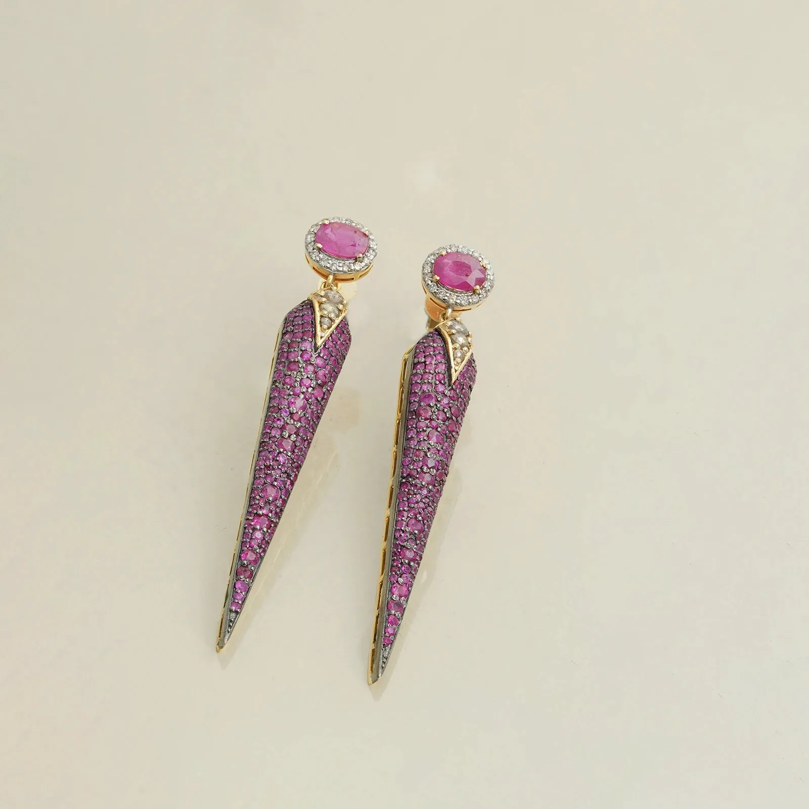 Rosa Ruby Earrings sold by Vibe With Moi product image thumbnail 3