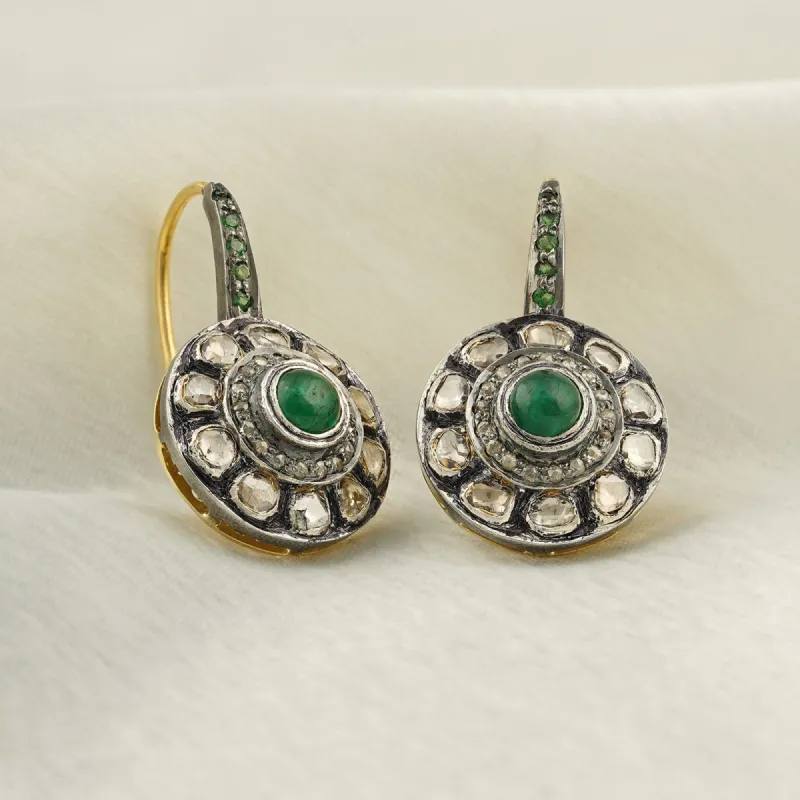 Jaipur Emerald Earrings sold by Vibe With Moi