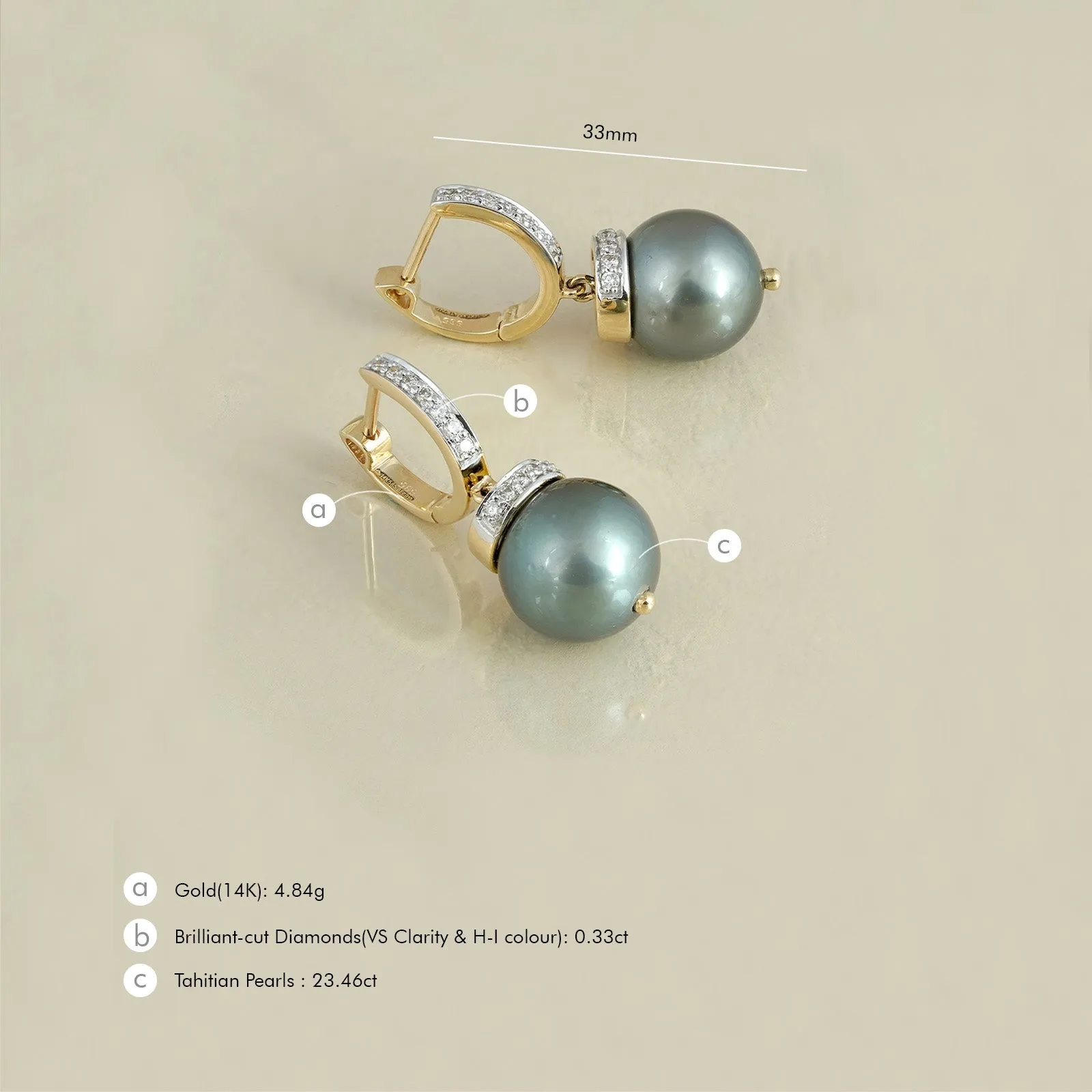 June Tahitian Pearl Earrings sold by Vibe With Moi product image thumbnail 4
