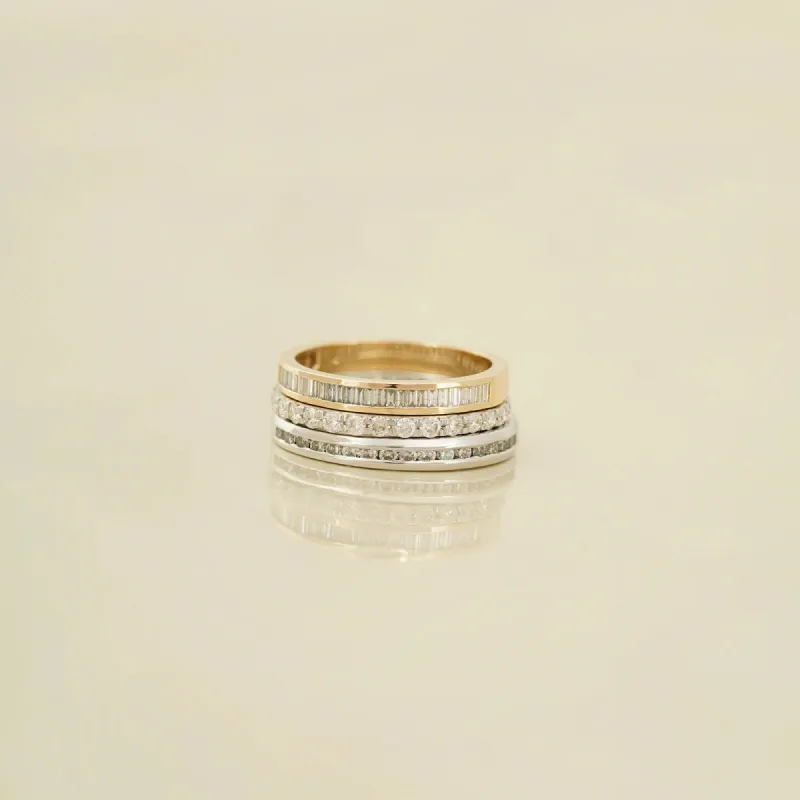 Ashley Diamond Ring Set sold by Vibe With Moi