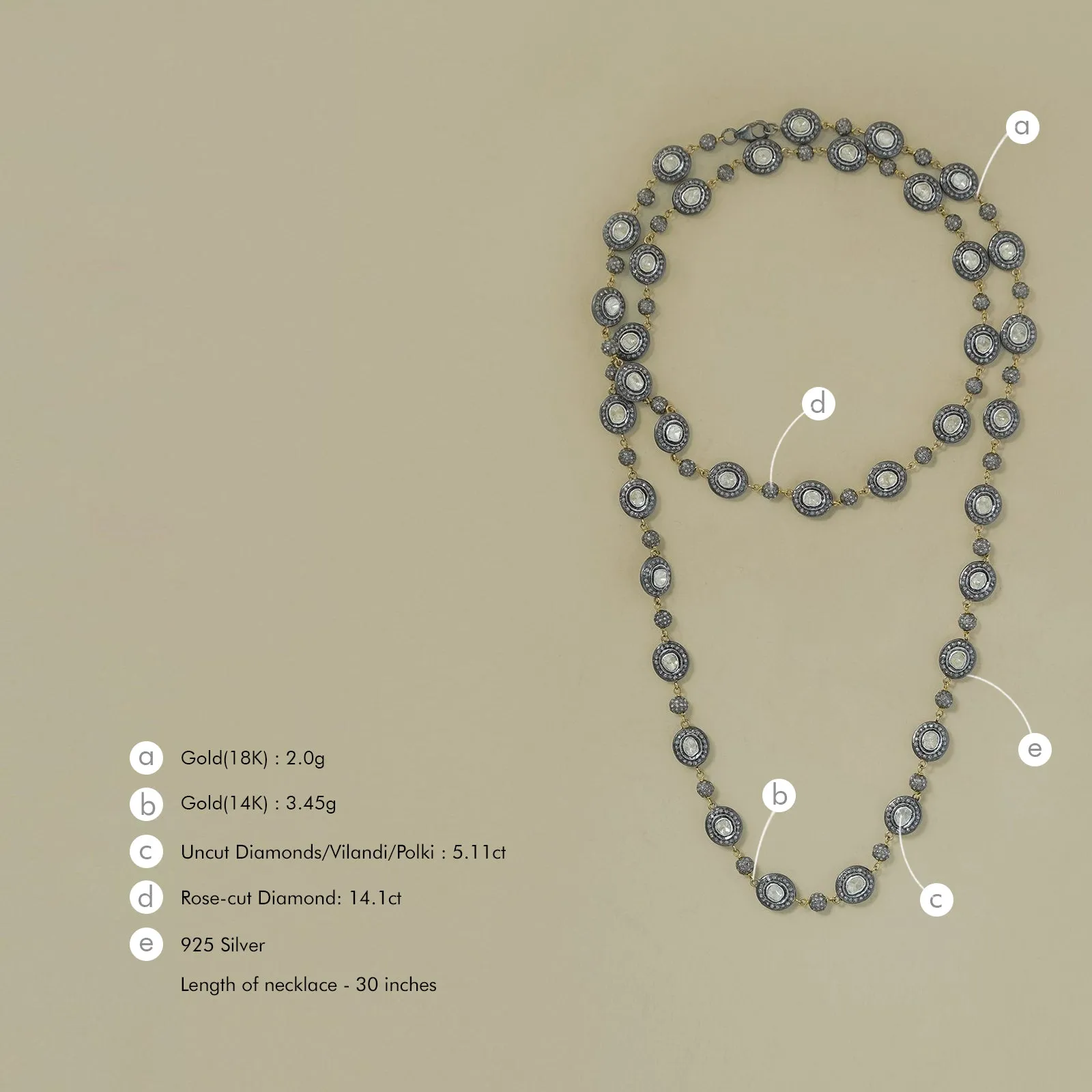Heer Opera Necklace sold by Vibe With Moi product image thumbnail 4