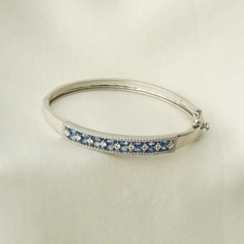 Phoebe Blue Sapphire Bracelet sold by Vibe With Moi