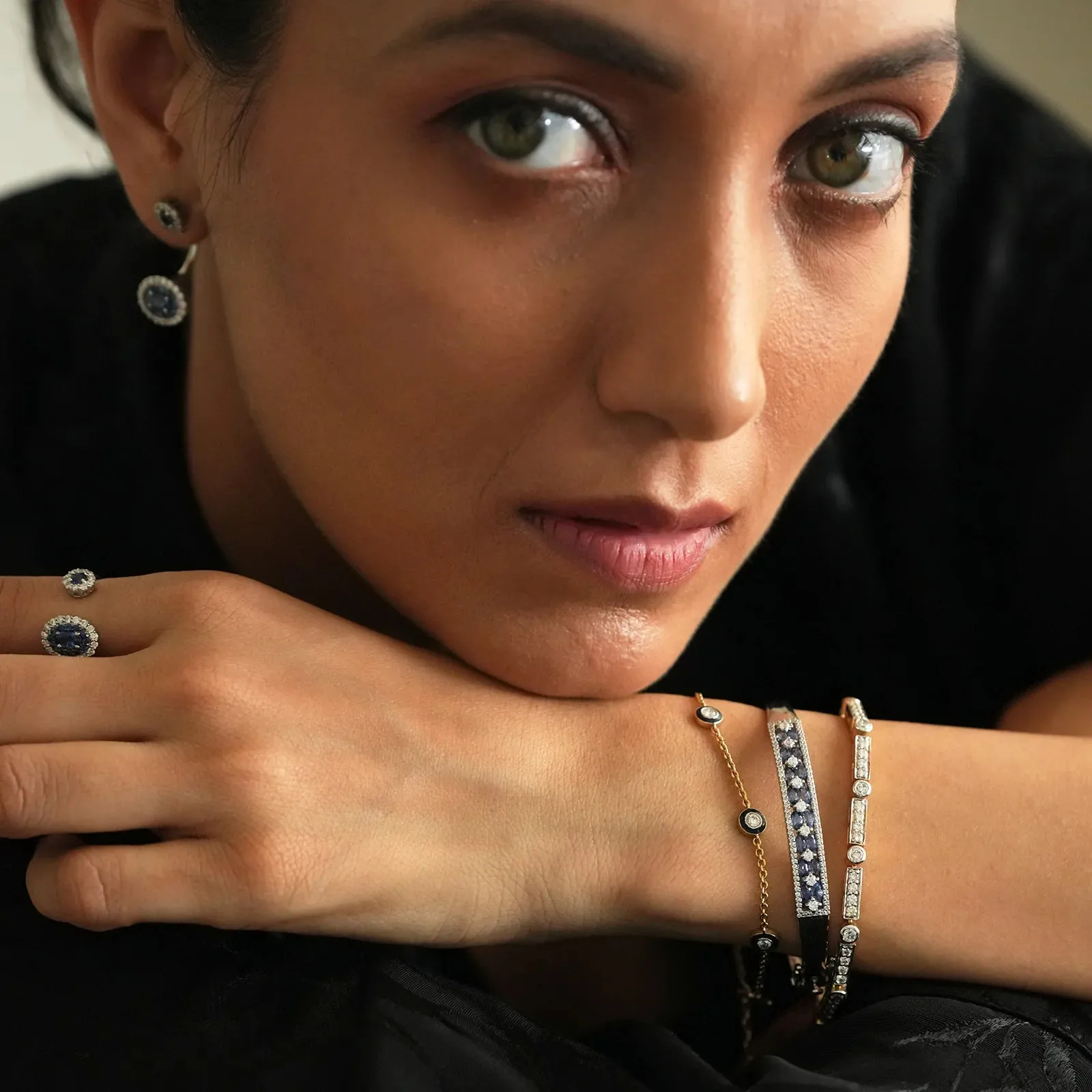 Phoebe Blue Sapphire Bracelet sold by Vibe With Moi product image thumbnail 2