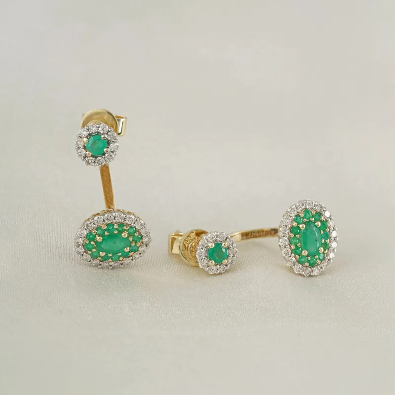 Adele Emerald Earrings sold by Vibe With Moi