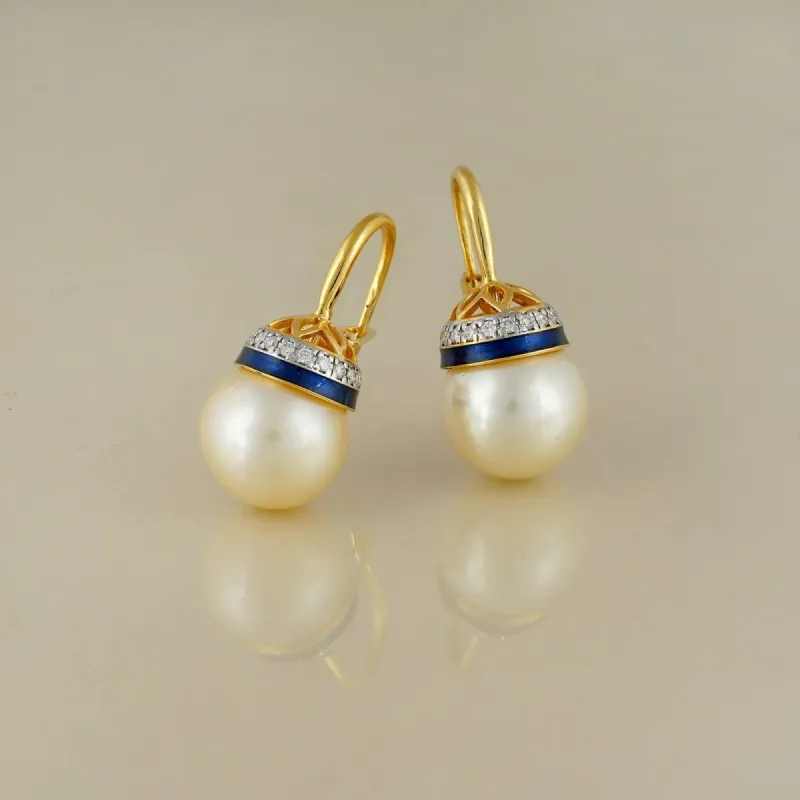 Chloe South Sea Pearl Earrings sold by Vibe With Moi