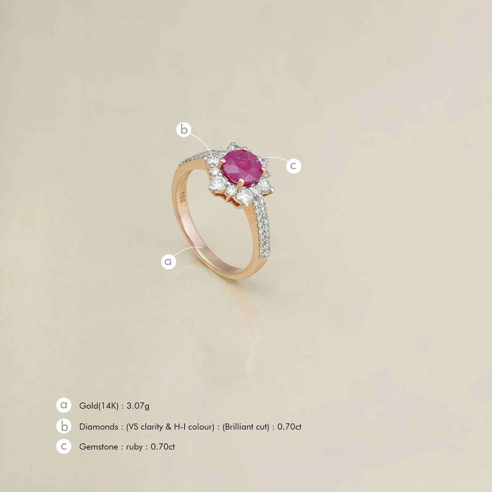 Amor Ruby Ring sold by Vibe With Moi product image thumbnail 5