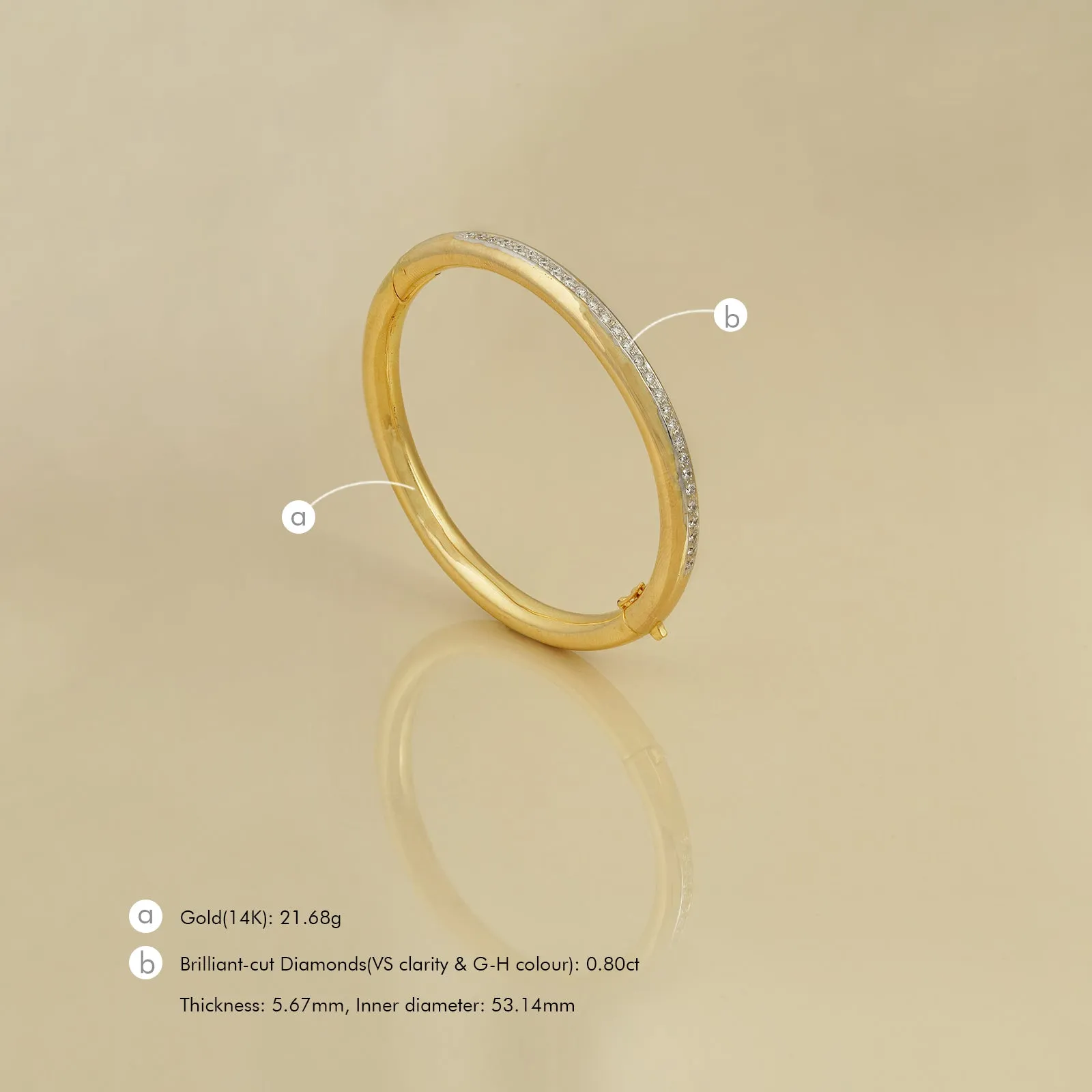 Norah Gold Bracelet sold by Vibe With Moi product image thumbnail 4