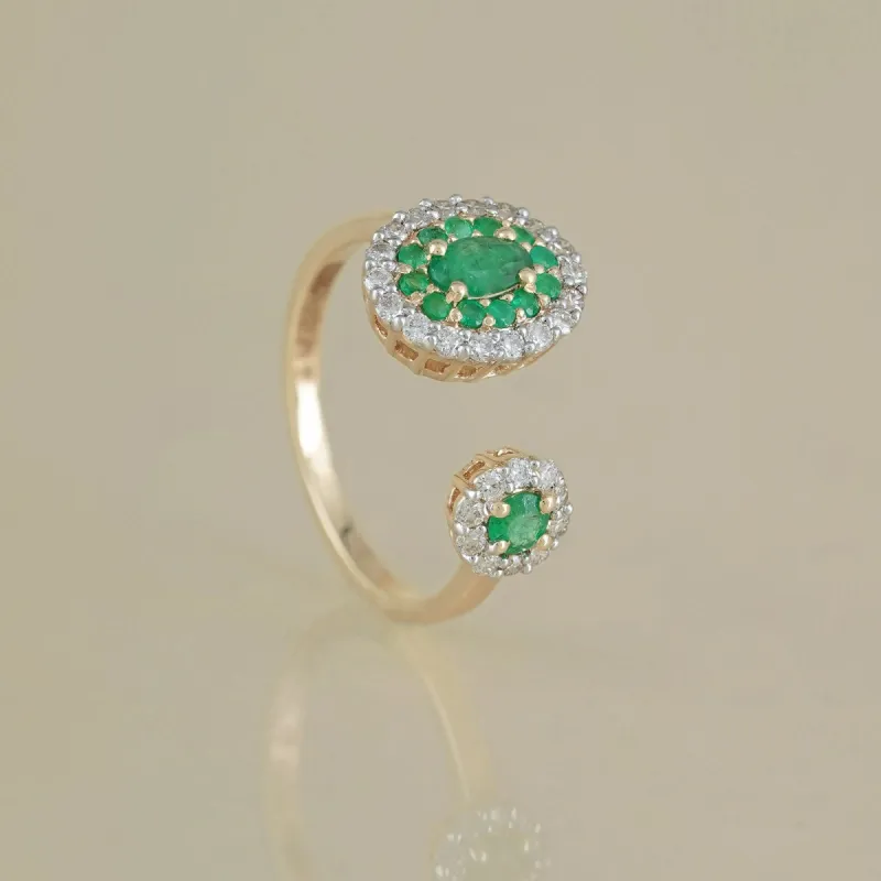 Adele Emerald Ring sold by Vibe With Moi