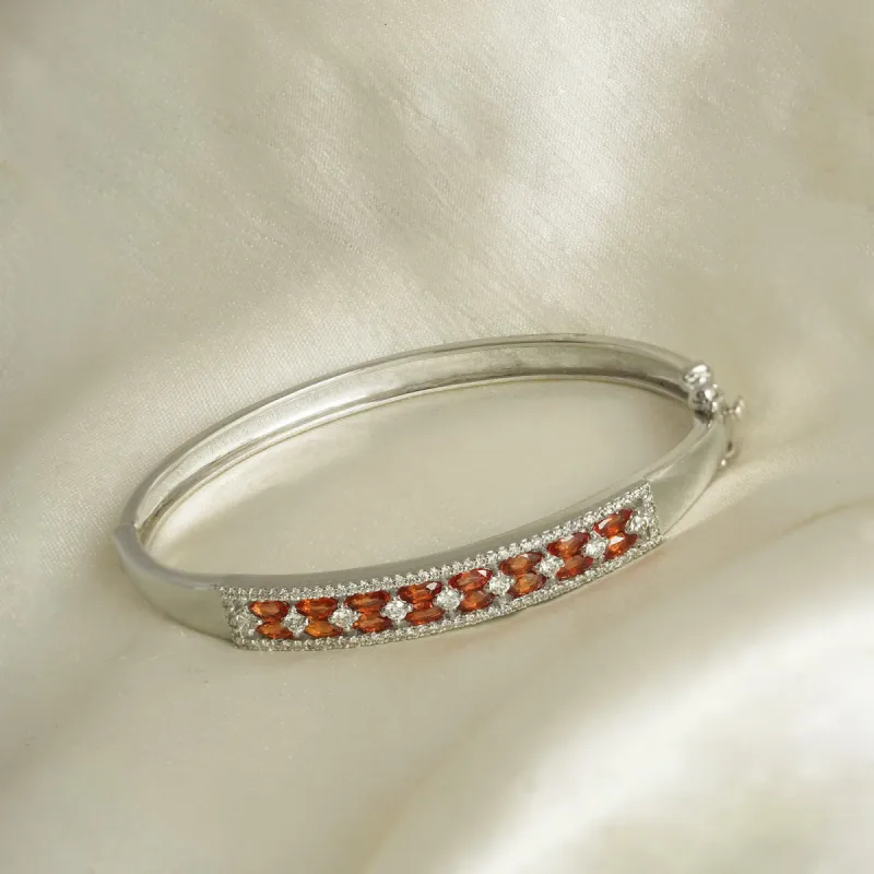 Phoebe Orange Sapphire Bracelet sold by Vibe With Moi