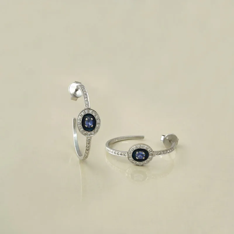 Runa Sapphire Earrings sold by Vibe With Moi