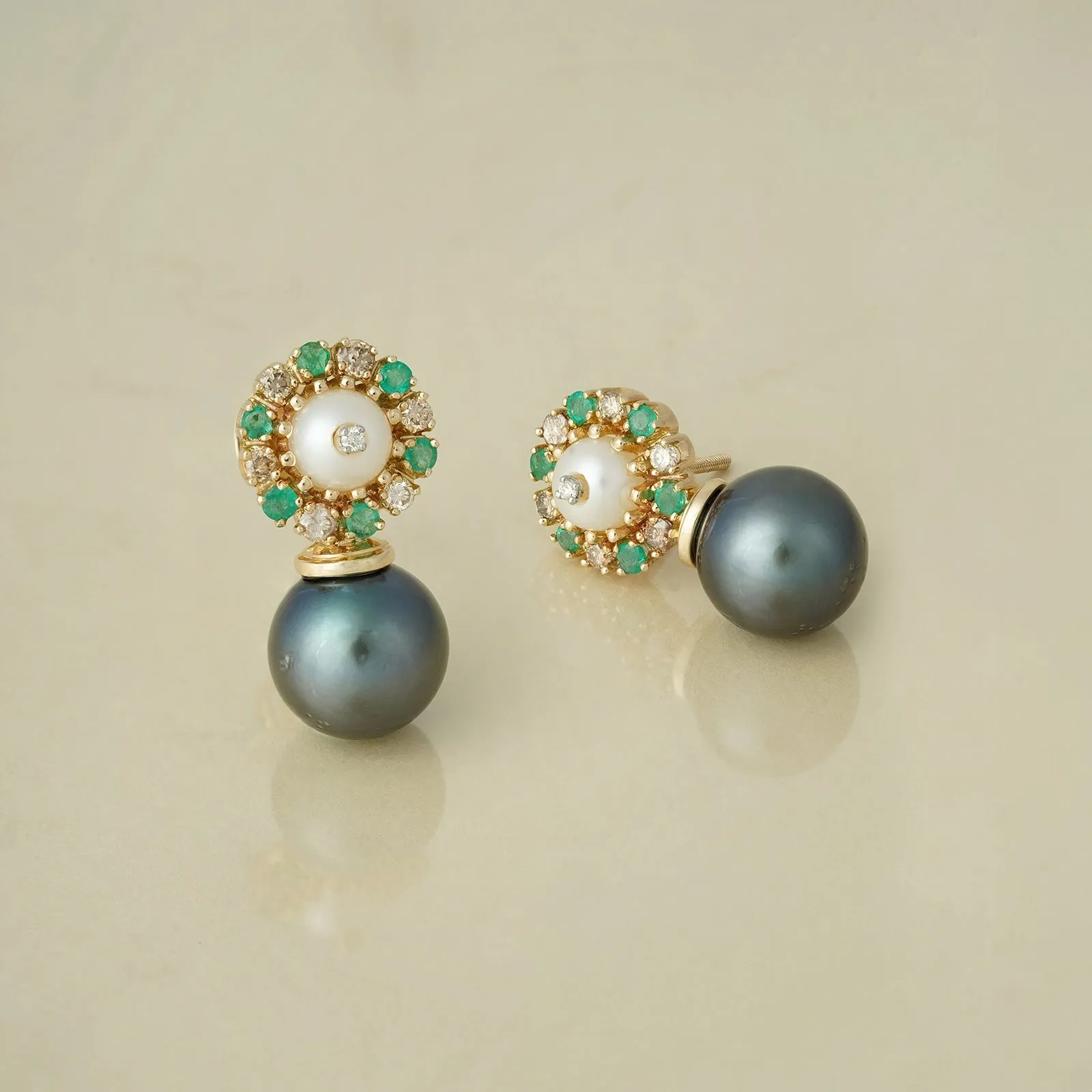 Jackie Tahitian Pearl Drop Earrings sold by Vibe With Moi product image thumbnail 2
