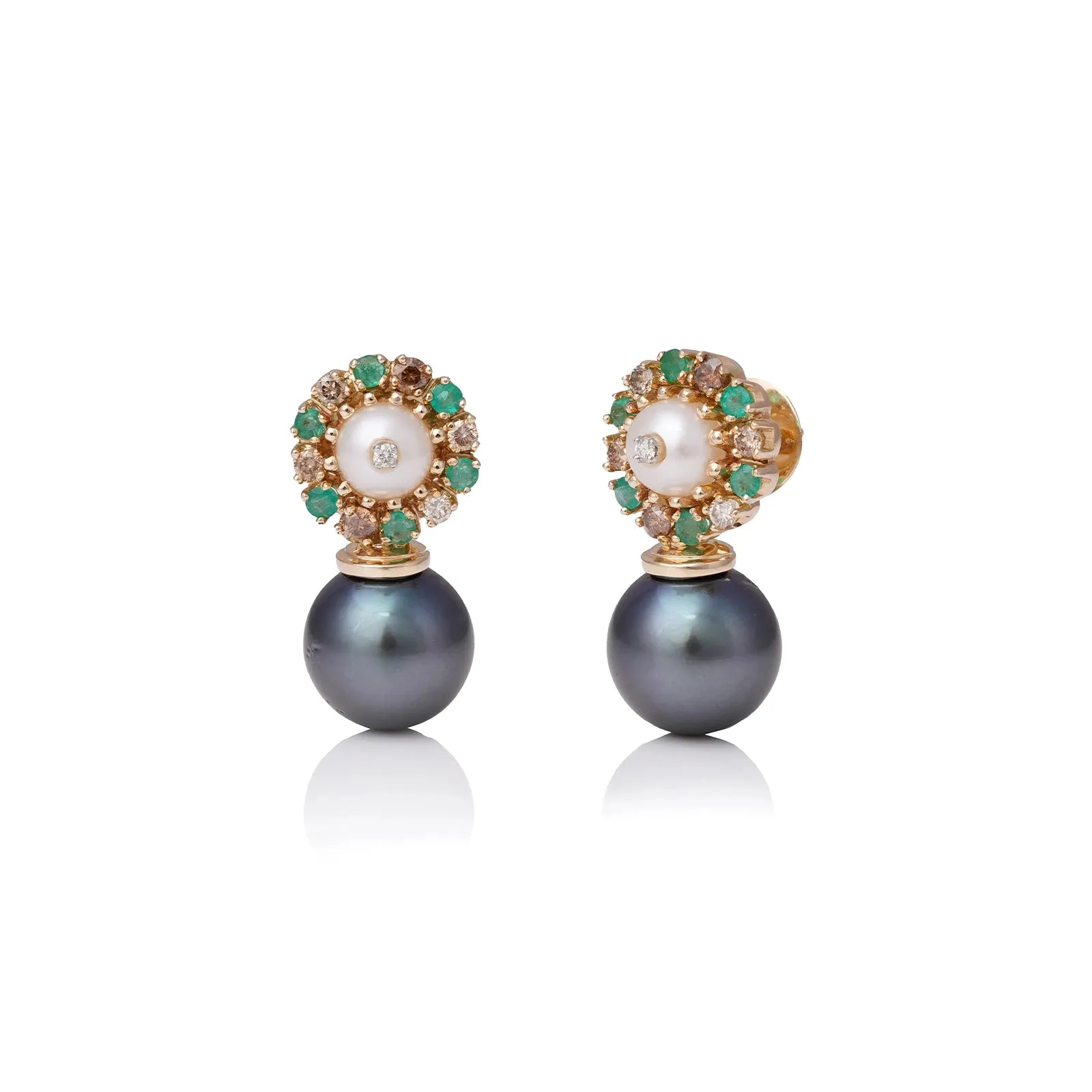 Jackie Tahitian Pearl Drop Earrings sold by Vibe With Moi