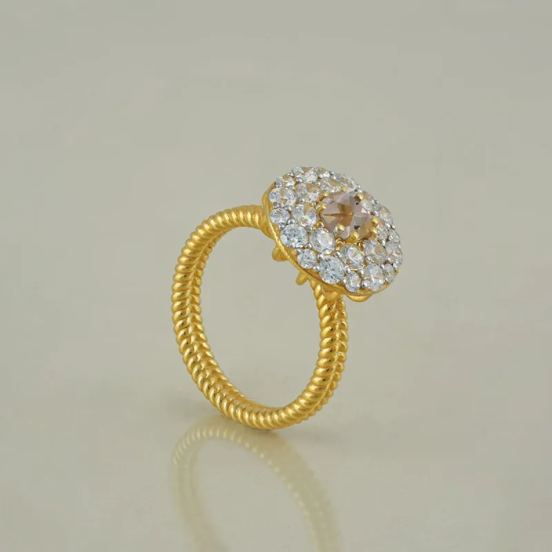 Megan Morganite Ring sold by Vibe With Moi