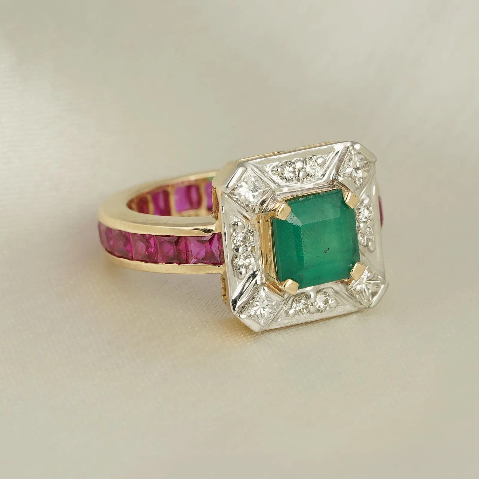 Nizam Emerald Ring sold by Vibe With Moi