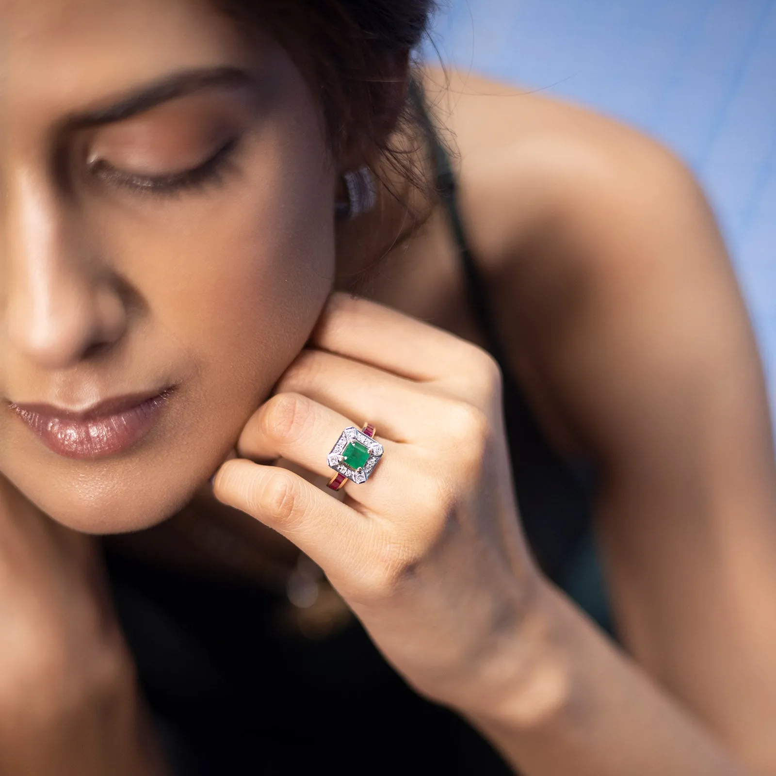 Nizam Emerald Ring sold by Vibe With Moi product image thumbnail 5