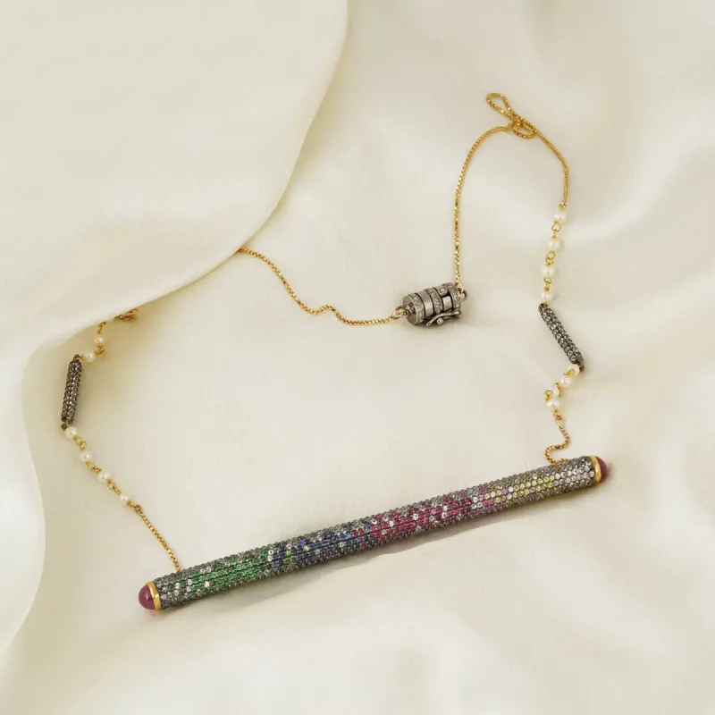 Felix Bar Necklace sold by Vibe With Moi