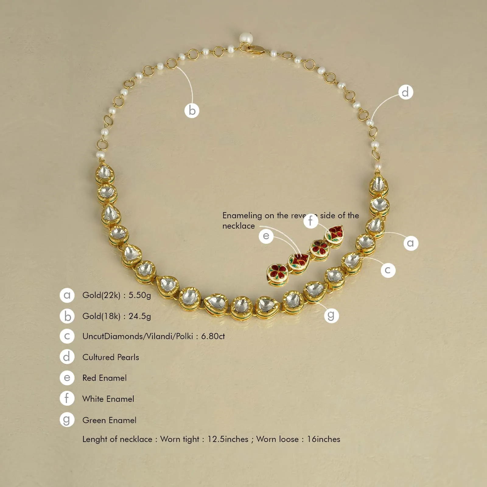 Dia Necklace sold by Vibe With Moi product image thumbnail 4