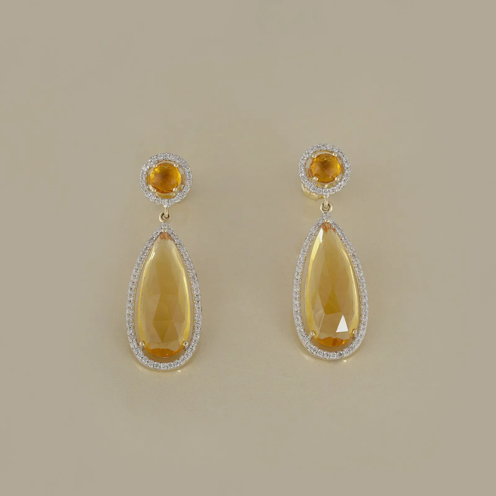 Venus Citrine Earrings sold by Vibe With Moi product image thumbnail 4