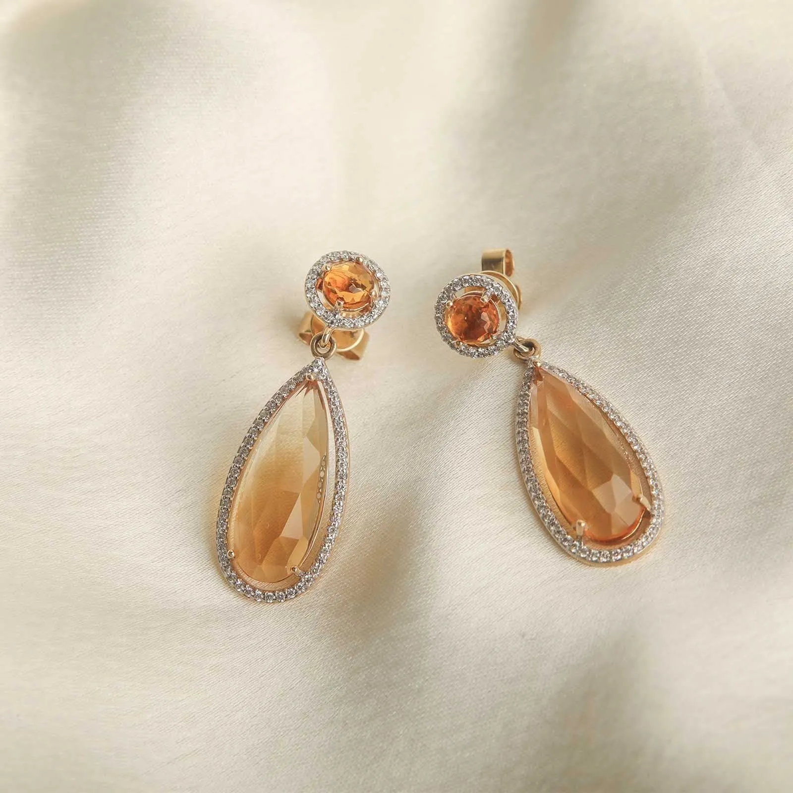 Venus Citrine Earrings sold by Vibe With Moi