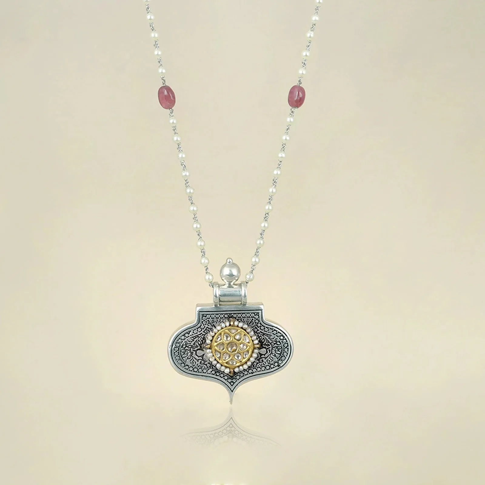 Red Mogul Necklace sold by Vibe With Moi