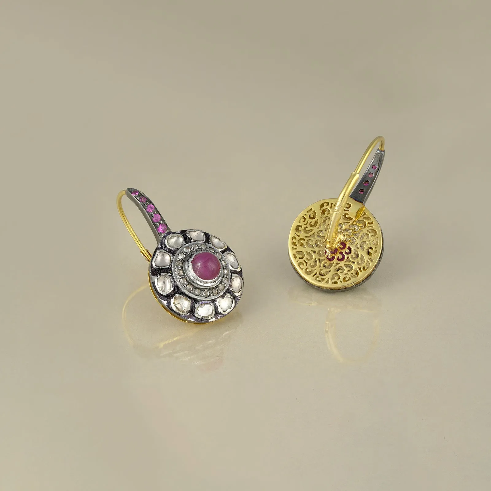 Jaipur Ruby Earrings sold by Vibe With Moi product image thumbnail 5