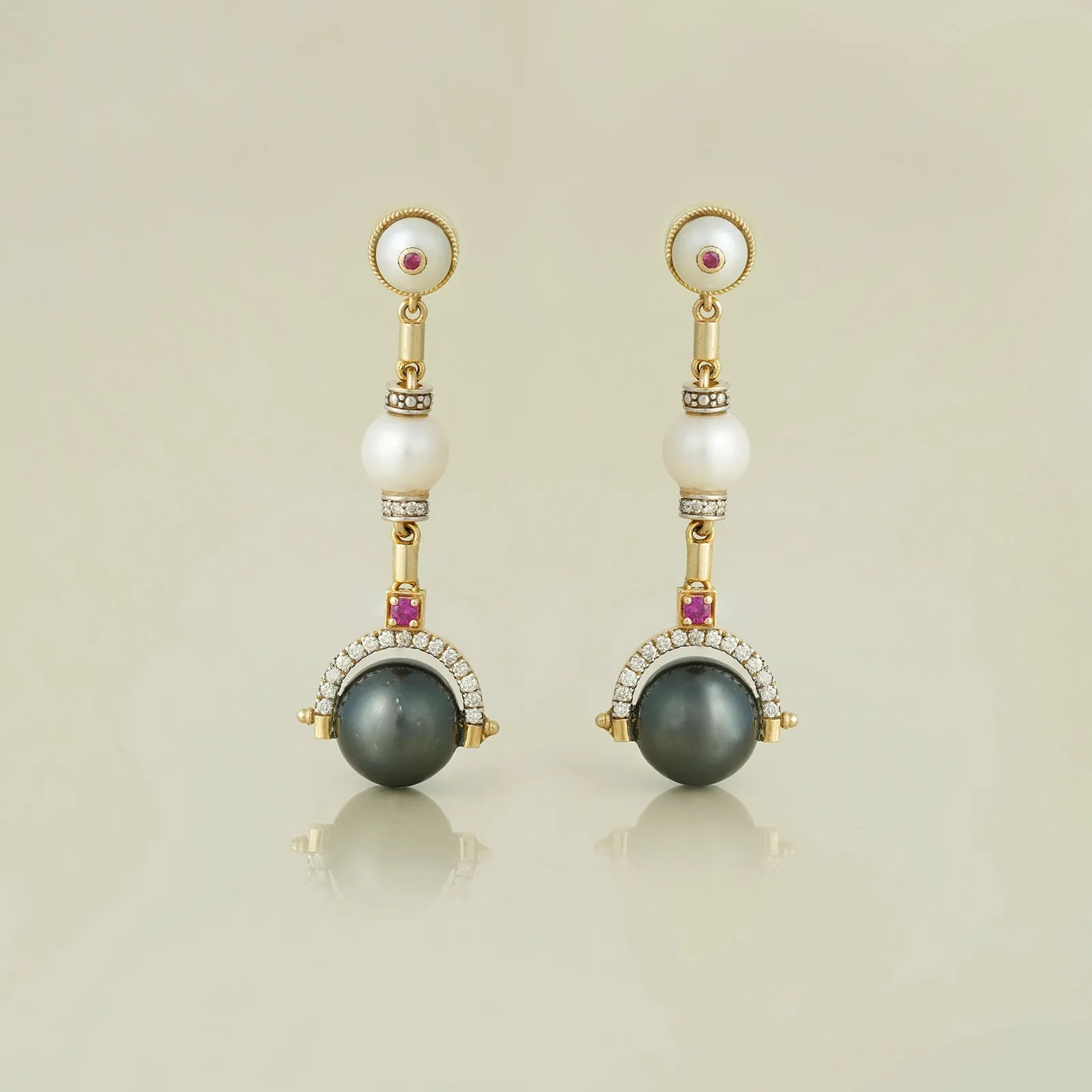 Debbie Tahitian Pearl Drop Earrings sold by Vibe With Moi product image thumbnail 3