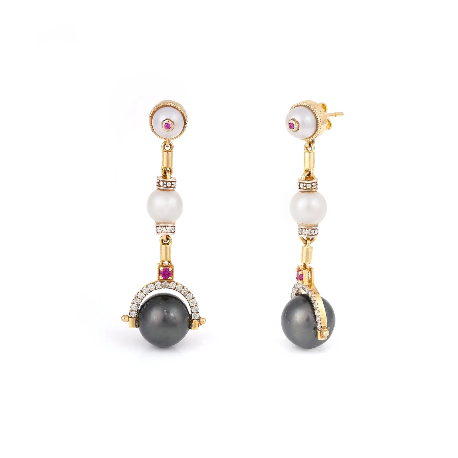 Debbie Tahitian Pearl Drop Earrings sold by Vibe With Moi