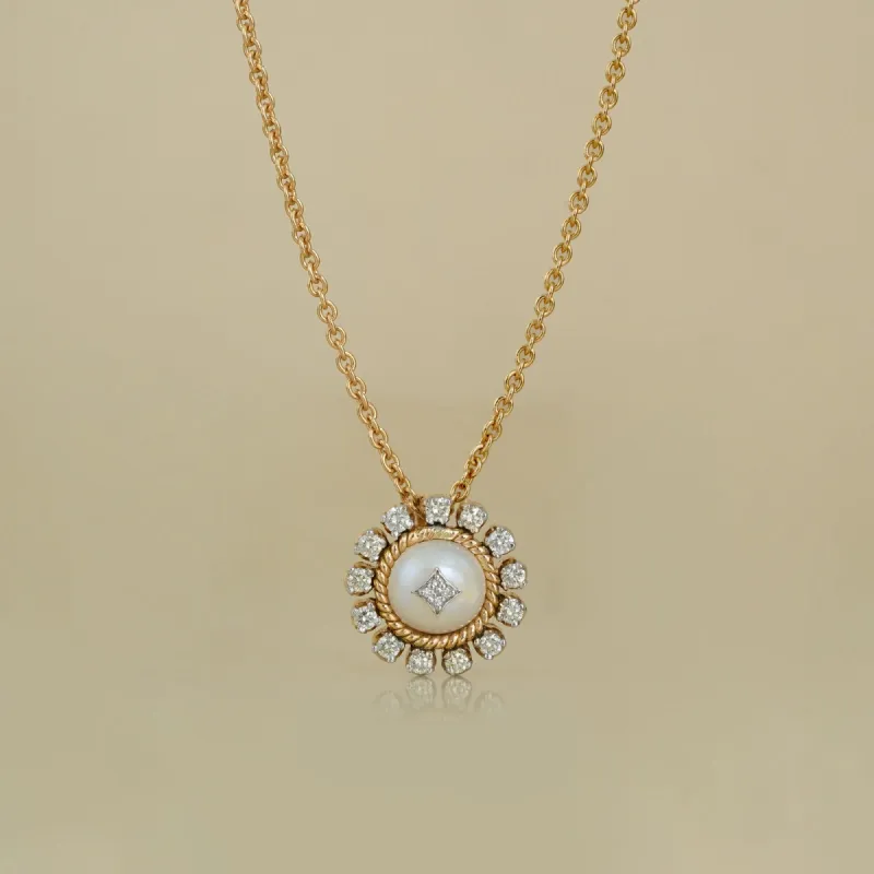 Zoe Snow Pendant Necklace sold by Vibe With Moi