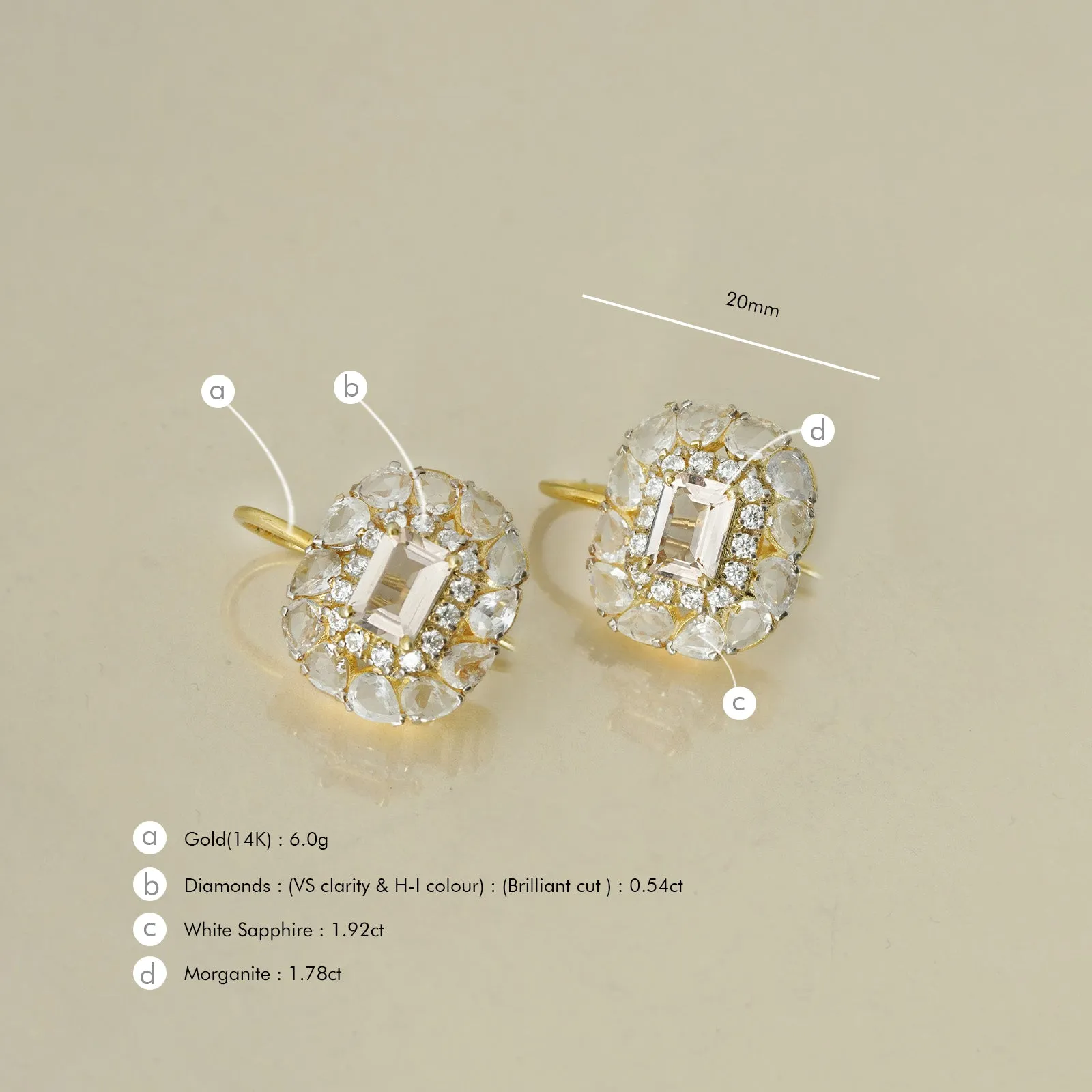 Ariana Ear Studs sold by Vibe With Moi product image thumbnail 4