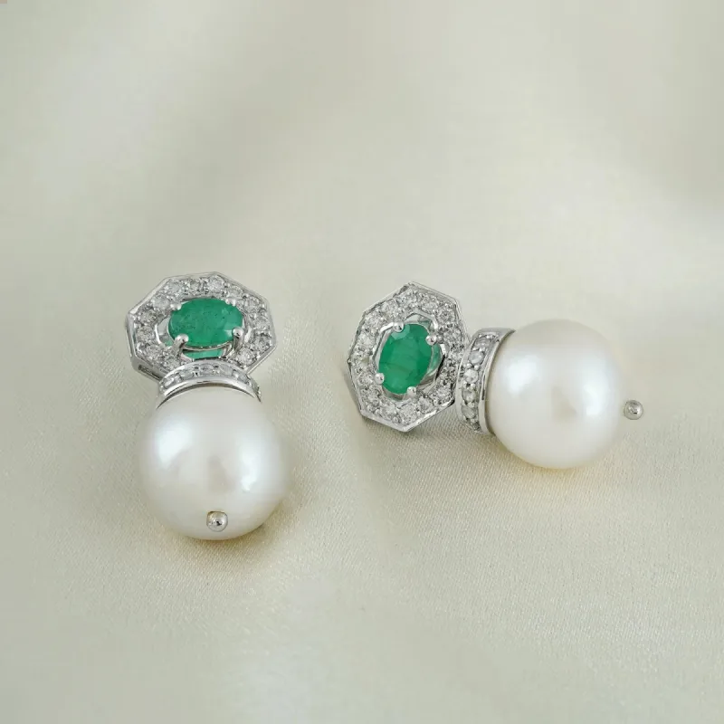 Emily South Sea Pearl Earrings sold by Vibe With Moi