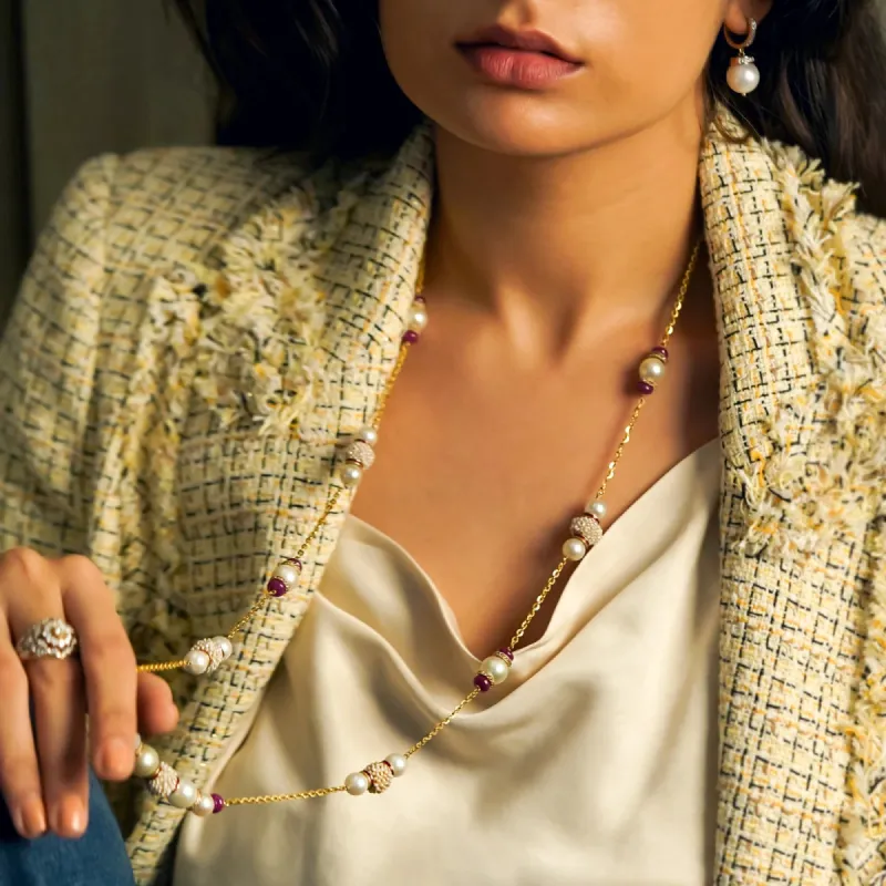 Rena South Sea Pearl Necklace sold by Vibe With Moi
