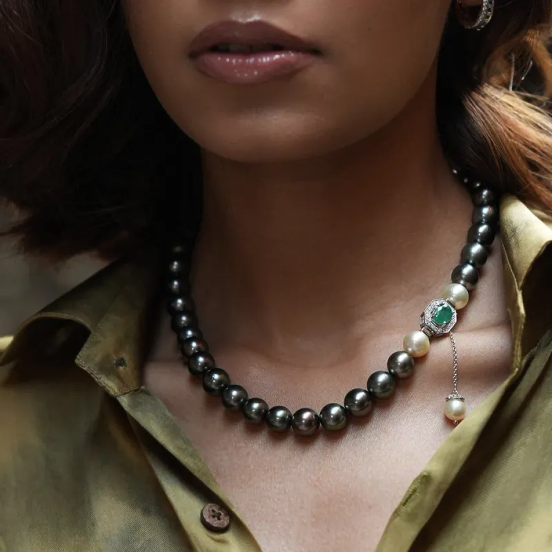 Emily Tahitian Pearl Necklace sold by Vibe With Moi